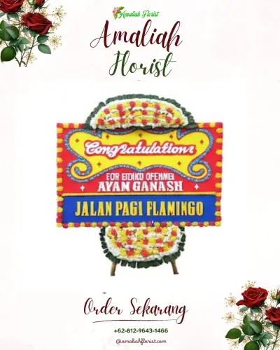 Bunga Papan Congratulation di Bagendung